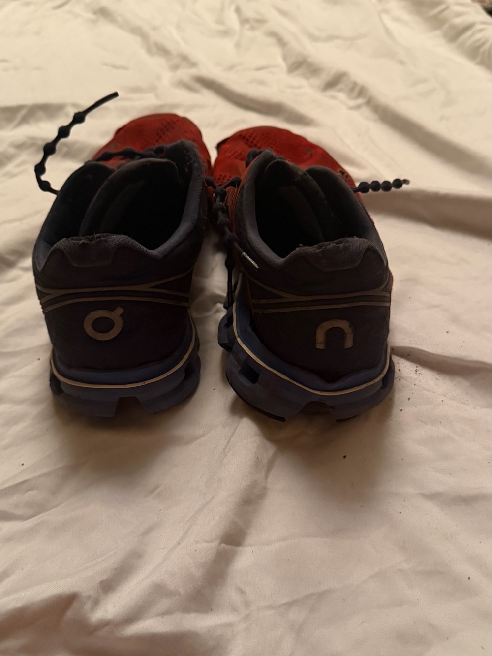 On Running Men’s Sneakers in Red and Navy